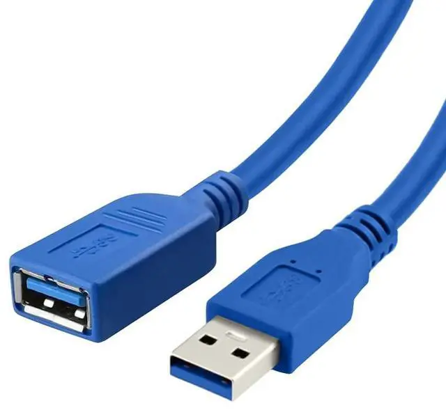 Main image of USB 3.0 Extension Cable, Type A Male to Female USB Extender Fast Data Transfer, Type A Extension Lead Compatible with PC, Laptop, Keyboard, FlashDrive, External Hard Drive, Camera, Xbox (1M)