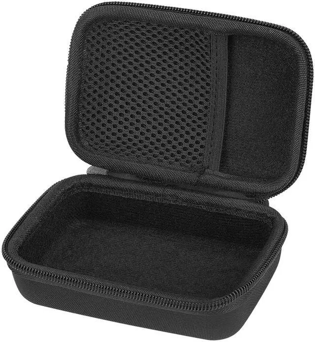 Alt view image 3 of 7 - Hard Case Compatible with JBL Go 4 and Go 3, EVA Case for Protection and Outdoor, Black Pouch Compatible with Go 3 Eco with Black Liner