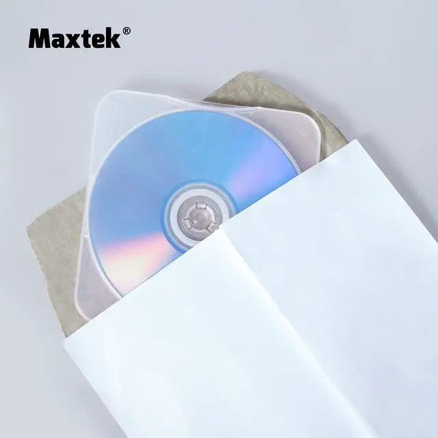 Alt view image 6 of 6 - 25 Pack Ultra Slim Clear Transparent Square Shaped CD and DVD Disc Clam Shell Case with Lock, Single Disc Capacity, Durable and Impact Resistant PP Poly Plastic Case.
