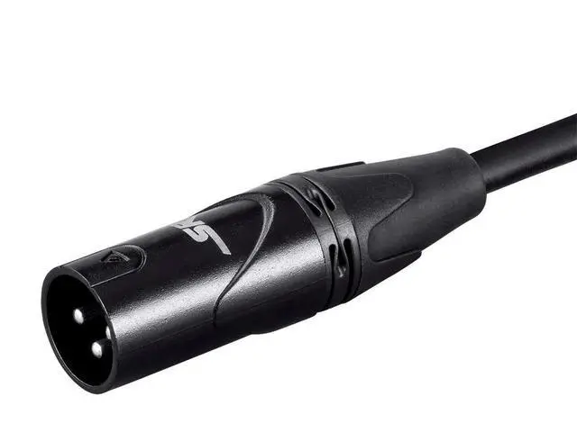 Alt view image 3 of 6 - Starquad XLR Male to XLR Female Microphone Cable - 1.5 Feet - Black, 24AWG, Optimized for Analog Audio - Gold Contacts - Stage Right Series