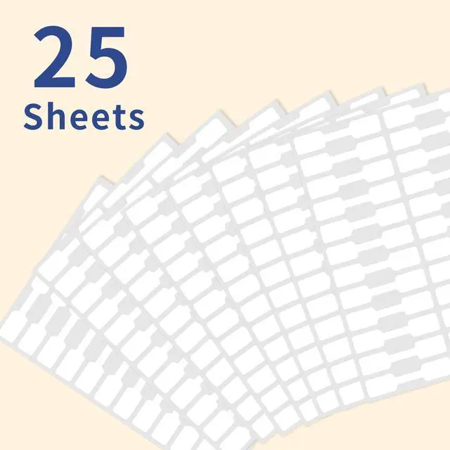 Alt view image 3 of 7 - White Jewelry Price Labels,Any Pen Will not be Smeared,No Glue in the Middle Folding Part,Suitable for Jewelry handicrafts,etc. (600 PCS,1 Bag)