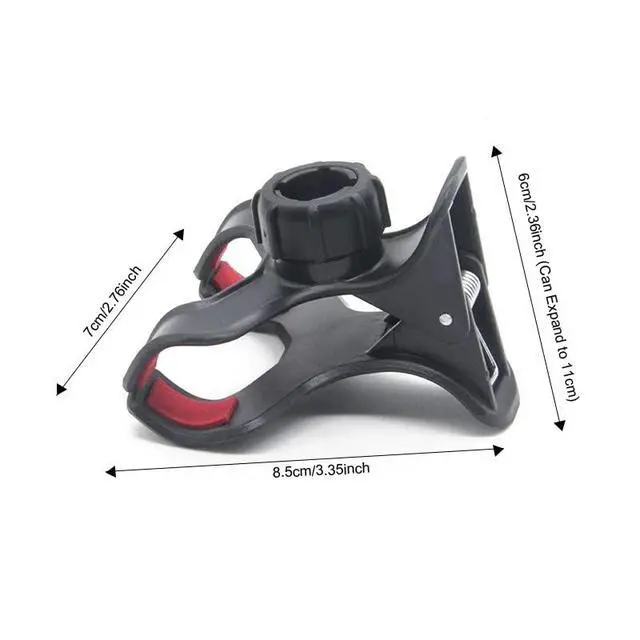 Alt view image 2 of 6 - 3 Pack Gooseneck Clamp Replacement Phone Holder Clip Universal 17mm Ball Mount Joint Socket for Flexible Long Arm Hose Stand Cellphone Bracket Table Bed Desk Car Bicycle Handelbar Ring Light