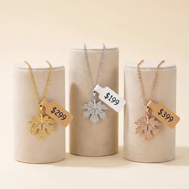 Alt view image 4 of 7 - 1000 PCS Jewelry Tags for Pricing, 2 Rolls Blank Jewelry Tags for Pricing