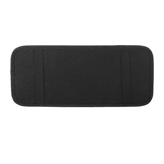 Alt view image 4 of 7 - 2pcs Car CD Visor Storage Cases Vehicle Sun Visor Organizer with 10 DVD Storage Sleeves Black with Red Line