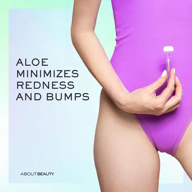 Alt view image 4 of 7 - Bikini Shavers - 3 Gentle Beauty Groomers, Japanese Steel Razor Ideal for Shaving, Exfoliating and Trimming Intimate Areas, Skin-Soothing Aloe Moisture Pad Gently Glides Along Skin
