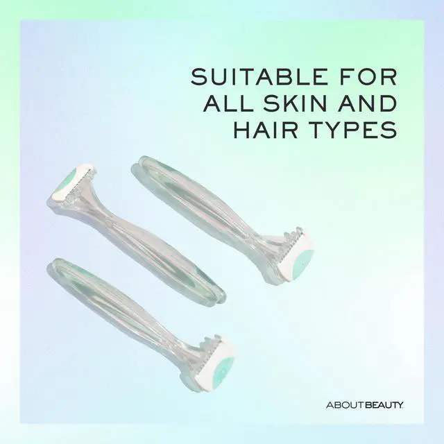 Alt view image 6 of 7 - Bikini Shavers - 3 Gentle Beauty Groomers, Japanese Steel Razor Ideal for Shaving, Exfoliating and Trimming Intimate Areas, Skin-Soothing Aloe Moisture Pad Gently Glides Along Skin