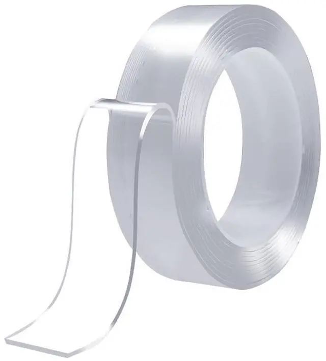 Main image of Double Sided Heavy Duty Extra Strong Adhesive Tape - General Purpose Nano Tape, Reusable and Without Leaving Adhesive Marks (10 feet)