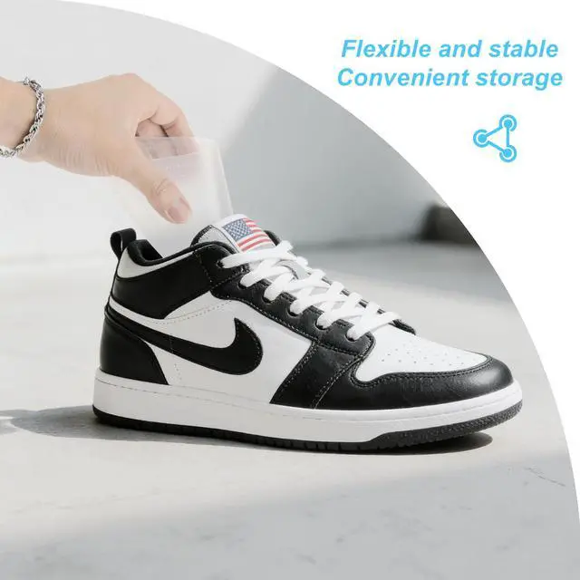 Alt view image 5 of 7 - 20PCS Shoe Shaper Inserts, Plastic Shoe Tree Inserts, Adjustable Shoe Stretcher, Crease Protectors