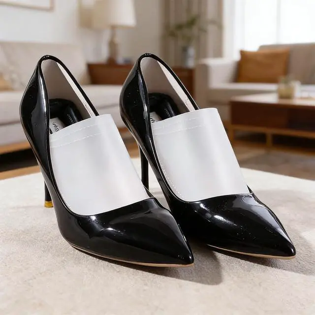 Alt view image 7 of 7 - 20PCS Shoe Shaper Inserts, Plastic Shoe Tree Inserts, Adjustable Shoe Stretcher, Crease Protectors