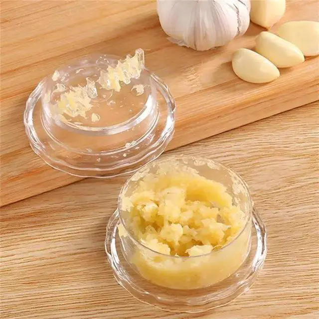 Main image of Garlic Twister Set of 2, Manual Garlic Crusher and Mincer, Garlic Press Rocker with Built-in Storage Chamber, Ginger Grinder, Easy Twist Garlic Chopper for Kitchen Cooking, BPA Free