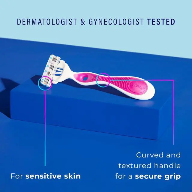 Alt view image 5 of 7 - Ultimate Pubic Skin Protection, Disposable Razors for Women Sensitive Skin | Pubic Hair Razor for Women, Bikini Razor, Womens Razors Bikini Line, 3ct
