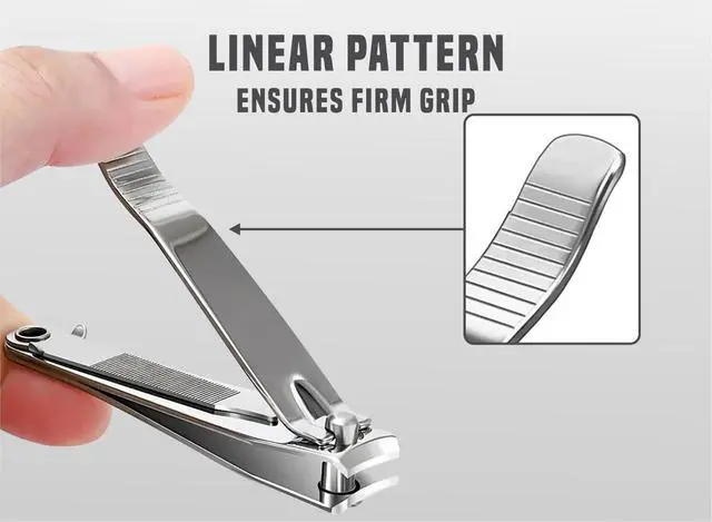 Alt view image 3 of 7 - Nail Clipper Set Premium Stainless Steel Fingernail & Toenail Clippers for Men & Women | Sharp, Curved Blades | Travel-Friendly, Gift-Ready