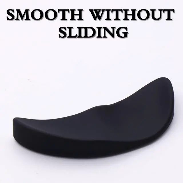 Alt view image 3 of 7 - Ergonomic Mouse Wrist Rest Support, Sliding Wrist Pad that Moves with Mouse for Office Work, Gaming, Coding, Relief Sliding Gliding Wrist Pad (Black)