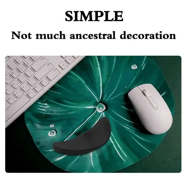 Alt view image 4 of 7 - Ergonomic Mouse Wrist Rest Support, Sliding Wrist Pad that Moves with Mouse for Office Work, Gaming, Coding, Relief Sliding Gliding Wrist Pad (Black)