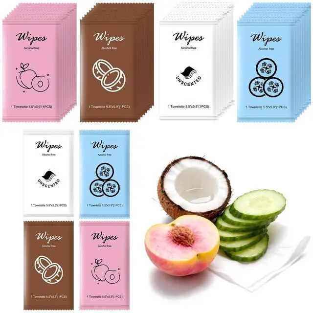 Main image of Individual Hand Wipes Wet Wipes Travel Size,Wet Wipes Individually Wrapped