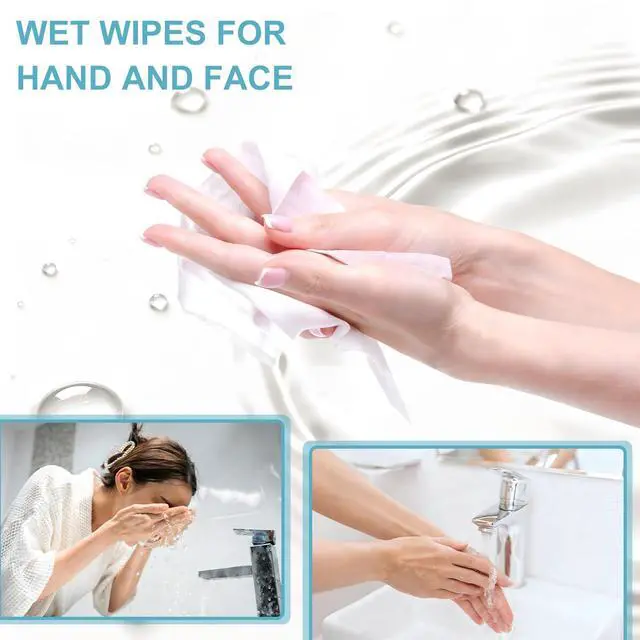 Alt view image 5 of 6 - Individual Hand Wipes Wet Wipes Travel Size,Wet Wipes Individually Wrapped