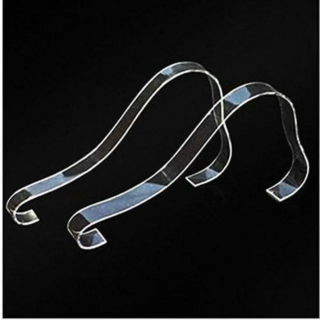 Alt view image 3 of 3 - 6Pcs/3 Pair Acrylic Sandal Shoe Store Shoe Retail Shop Display Stand Shoe Supports Shaper Forms Inserts,Clear