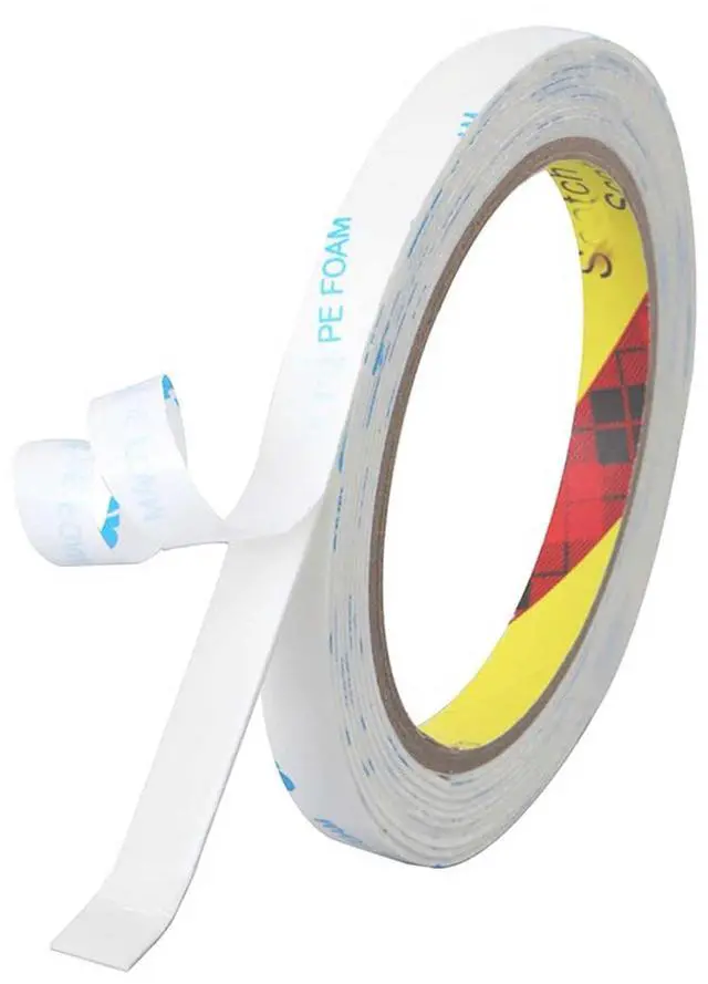 Main image of Double Sided Tape Heavy Duty, 0.5in×10ft Picture Hanging Strips for Posters, Removable Waterproof No Wall Damage Foam Tape, Adhesive Mounting Tape for Paint Wall