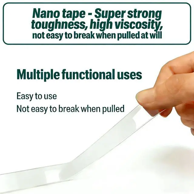 Alt view image 3 of 7 - Double Sided Tape Heavy Duty: Damage Free Traceless Peel 3 Width Bundle