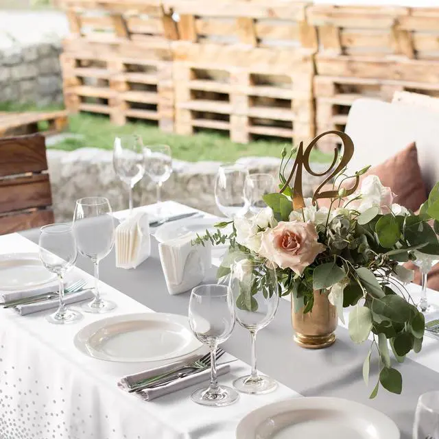 Alt view image 5 of 7 - 3Pcs White and Silver Tablecloth Party Decorations,Plastic White Table Cloth Printed Silver Runner Disposable Rectangle Table Cover for Birthday Wedding Anniversary Graduation Party,54 x108 Inch