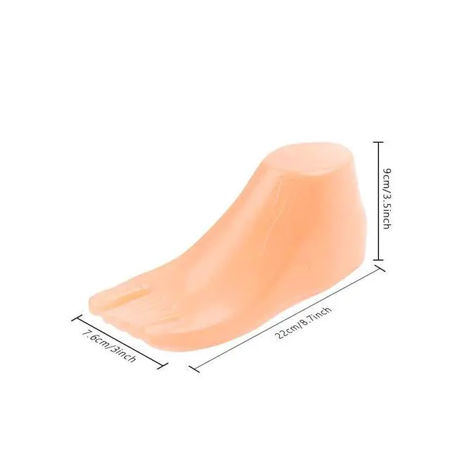 Alt view image 2 of 4 - Female Plastic Foot Model Tools for Sandals Display (Fleshtone)