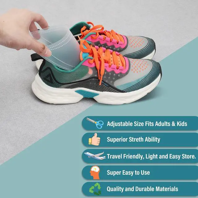 Alt view image 6 of 7 - 12 Pcs Shoe Tree Inserts for Men Women, Shoe Shaper for Sneaker Leater Golf Mules and Boot