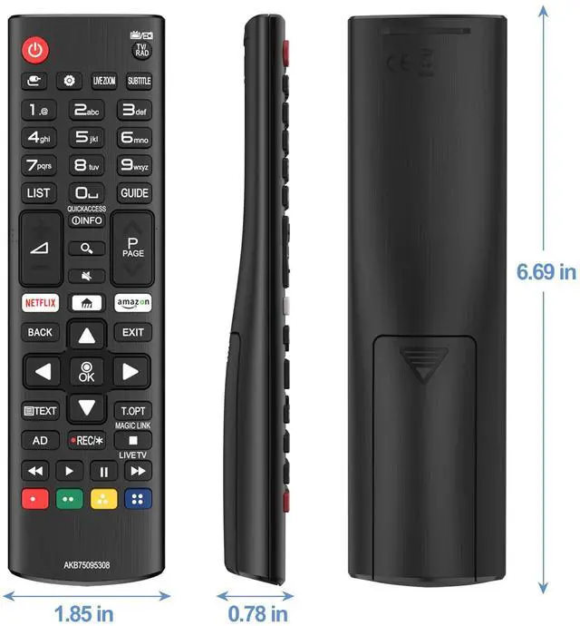 Alt view image 5 of 7 - Replacement for LG Smart TV Remote Control, Compatible with All LG TV Models