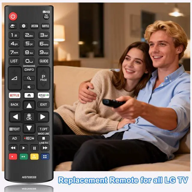 Alt view image 7 of 7 - Replacement for LG Smart TV Remote Control, Compatible with All LG TV Models
