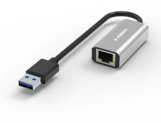 Main image of XM-UE3000 USB 3.0 Type-A 10/100/1000Mbps Gigabit Ethernet LAN Network Adapter | Plug & Play | Realtek RTL8153 Chipset | Windows 11 & Linux Supported