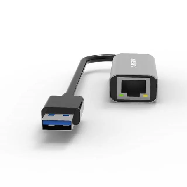 Alt view image 2 of 3 - XM-UE3000 USB 3.0 Type-A 10/100/1000Mbps Gigabit Ethernet LAN Network Adapter | Plug & Play | Realtek RTL8153 Chipset | Windows 11 & Linux Supported