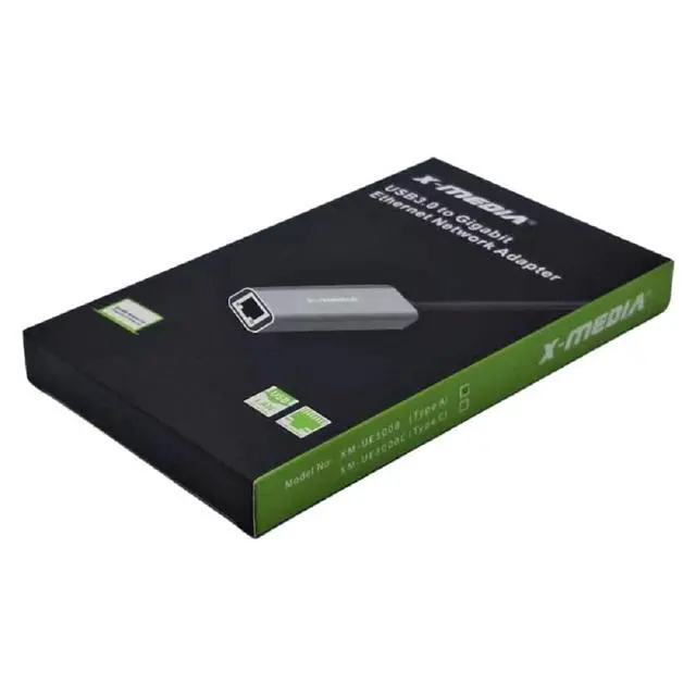Alt view image 3 of 3 - XM-UE3000 USB 3.0 Type-A 10/100/1000Mbps Gigabit Ethernet LAN Network Adapter | Plug & Play | Realtek RTL8153 Chipset | Windows 11 & Linux Supported