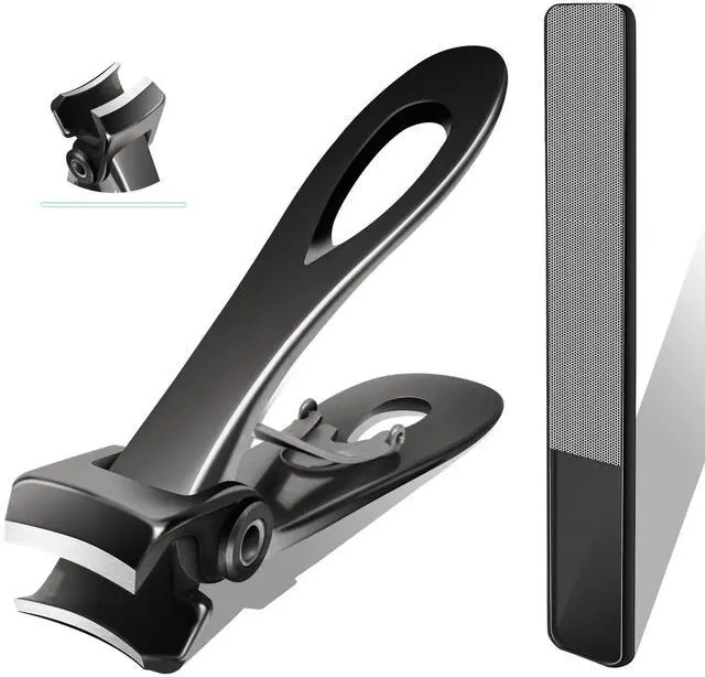 Main image of Toenail Clippers for Thick Toenails, Long Handle Wide Jaw Opening Nail Clippers for Adult, Men, Seniors, Extra Large Heavy Duty Toenail Clippers for Fingernail & Ingrown Toenail (2 Piece Set)