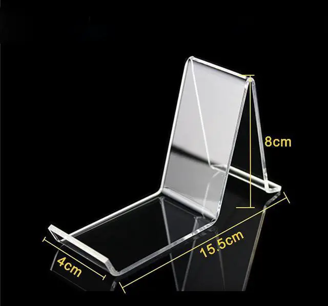 Alt view image 2 of 7 - 2 Pair/4 Pcs Acrylic Shoe Store Display Stands Clear Sandal Display Stands High Heel Display Rack Holder for Home Shopping Malls