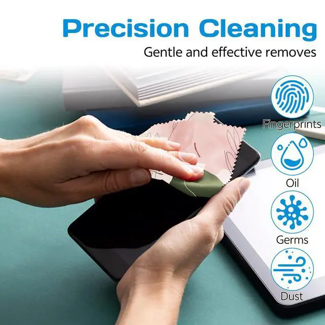 Alt view image 4 of 7 - 6 PCS Glasses Cleaning Cloth Eyeglass Lens Cleaning Cloth Eyeglasses Wipes Microfiber Reusable Soft for Phone Screens Camera Unisex Women Girls Cute Aesthetic (6.3"x6.3")-Pink Bowknot