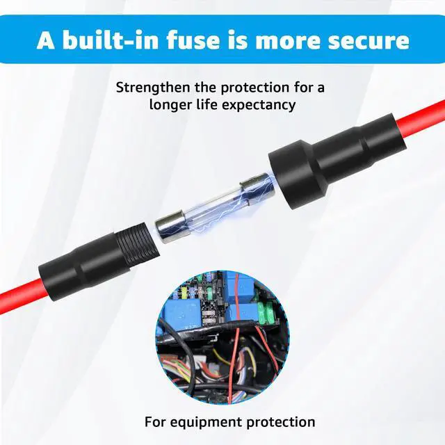 Alt view image 2 of 7 - Direct HardWire Power Cord Kit Compatible with Cobra Radar Laser Detector Part # 420-030-N-001 (9.8FT)