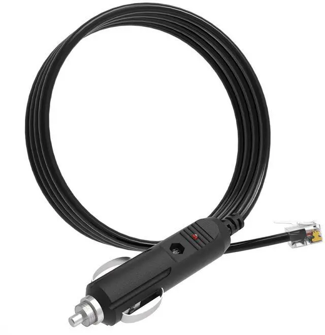 Main image of Radar Detector Power Cable, 12V Car Cigarette Lighter to RJ11 Adapter Plug Cord, Radar Straight Power Cord for Escort Passport 9500i, MAX360, Uniden R1 R3 R7,Beltronics Radar Detectors