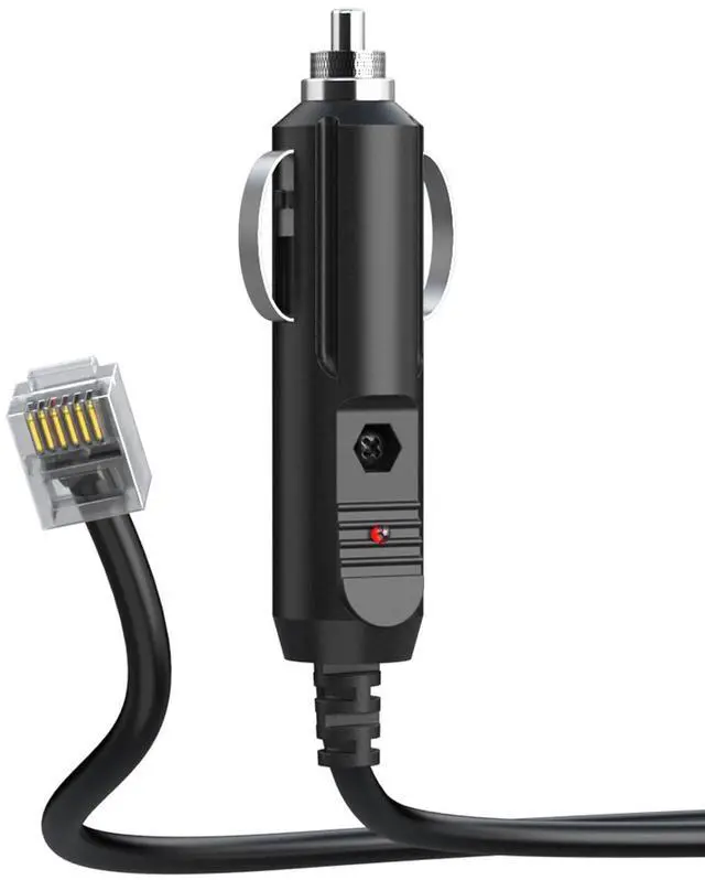 Main image of Radar Detector Cable, Car Lighter Adapter to 12V RJ-11 Power Cord Compatible with Uniden R1 R3 R7, Valentine, Beltronics, Escort Passport 9500ix, MAX360 Radar Detectors etc. 3.3Feet