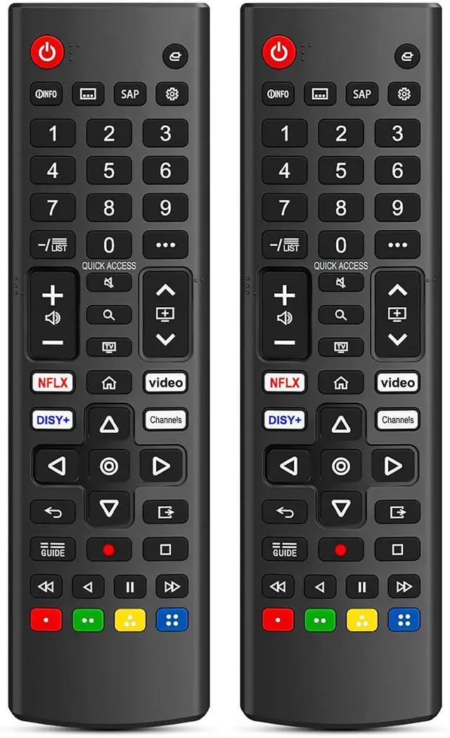 Main image of 2PCS Replacement for LG TV Remote Control, Universal Remote Compatible for All LG 4K OLED UHD QLED Mini LED Smart TVs Remote Control