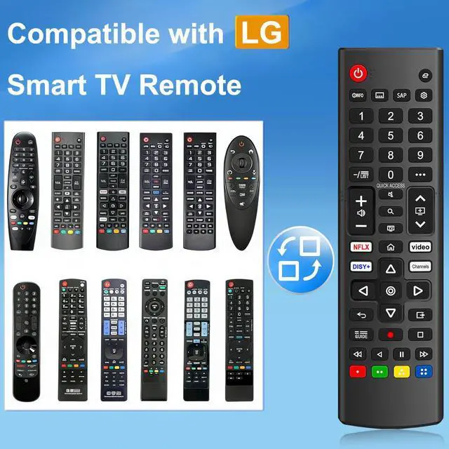 Alt view image 4 of 7 - 2PCS Replacement for LG TV Remote Control, Universal Remote Compatible for All LG 4K OLED UHD QLED Mini LED Smart TVs Remote Control