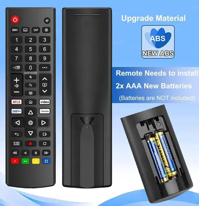 Alt view image 6 of 7 - 2PCS Replacement for LG TV Remote Control, Universal Remote Compatible for All LG 4K OLED UHD QLED Mini LED Smart TVs Remote Control