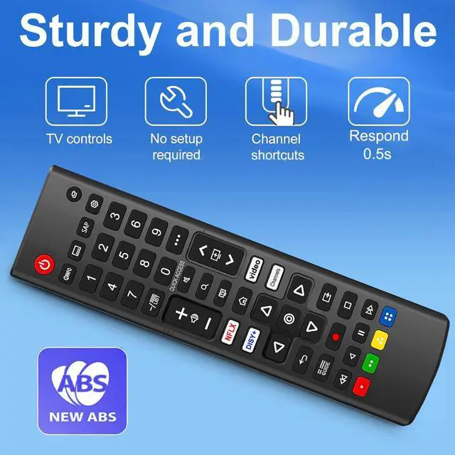 Alt view image 7 of 7 - 2PCS Replacement for LG TV Remote Control, Universal Remote Compatible for All LG 4K OLED UHD QLED Mini LED Smart TVs Remote Control