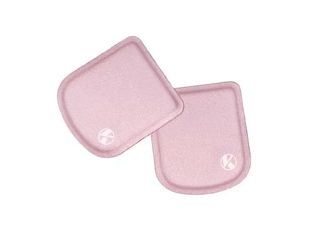 Alt view image 7 of 7 - Ultra-Thin Laptop Wrist Rest Pads (Pastel Pink)