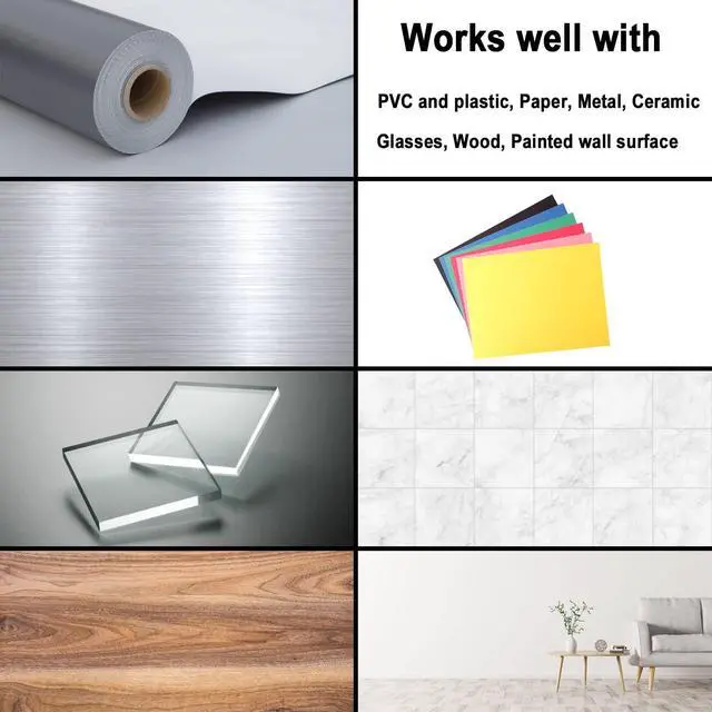 Alt view image 5 of 6 - 0.39in x 36ft 300LSE Double Sided Tape for Scrapbook, Heavy Duty Mounting Tape, Transparent Adhesive Sticky Tape for Picture Hanging Strips, Poster, LED Strips, Art Craft