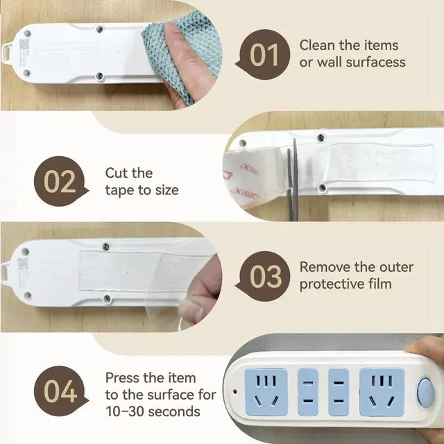 Alt view image 3 of 7 - Double Sided Tape Heavy Duty, 1.18" x 197"(16.4ft), Removable Washable Nano Tape, Residue-Free, Multipurpose Reusable Gel Mounting Tape, 1 Roll