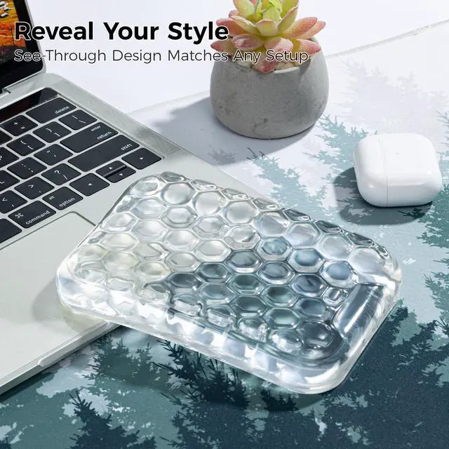 Alt view image 2 of 7 - Ergonomic Elbow Pad, Gel Keyboard Wrist Rest Support for Office Desk Chair, Arm Wrist Pad for Typing Pain Relief, 1 Pack