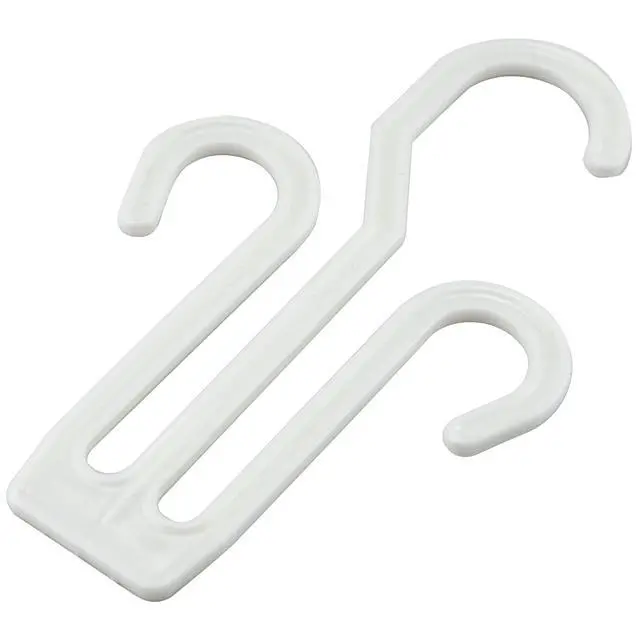 Alt view image 6 of 7 - 20 Pack White Plastic Shoe Drying Shelf Hangers, Lightweight, Durable, Sturdy, Quick Drying, Ideal for Home, Store, Mall