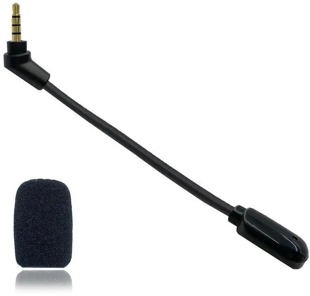 Main image of Replacement Game Mic Boom for Kingston HyperX Cloud Flight/Flight S Wireless Gaming Headset Noise Cancelling Microphone for PS4 PS5 Computer PC Gaming Headsets 3.5mm Jack