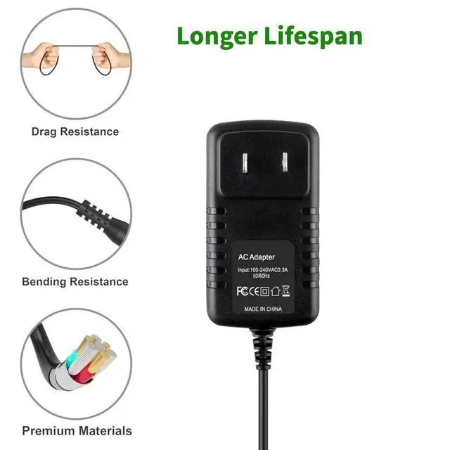 Alt view image 4 of 7 - 12V AC/DC Adapter Charger Compatible with JBL Flip CE1588 Wireless Speaker Power Supply PSU