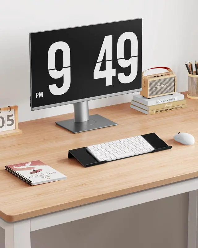Alt view image 6 of 6 - Computer Keyboard Wrist Rest Stand for Desktop(Black), Keyboard Riser