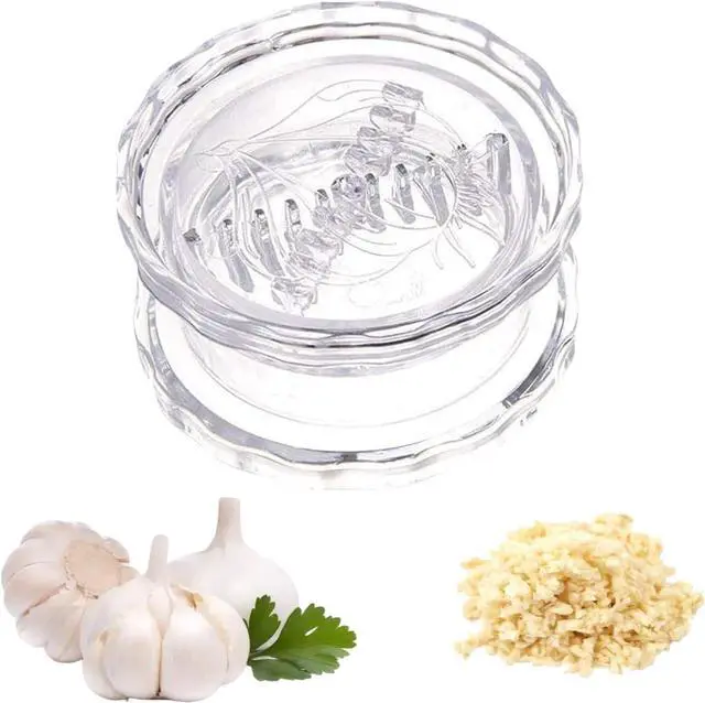 Main image of 1PCS Clear Manual Garlic Twister and Ginger Mincer Tool,multi-functional Mincer & Grinder for Garlicfor Garlic, Onion, Ginger